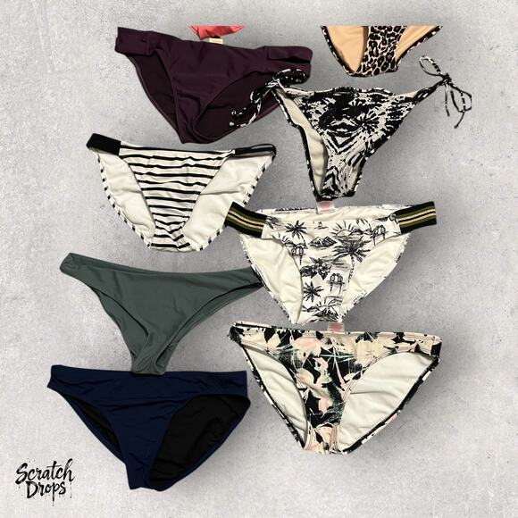 Womens Medium Swimwear Bundle 9 Pack Calvin Klein Xhilaration DP Mixed BottomSet - Picture 2 of 4